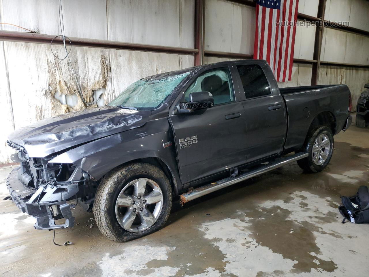 2019 Ram 1500 Classic Tradesman Gray vin: 1C6RR7FT6KS536912