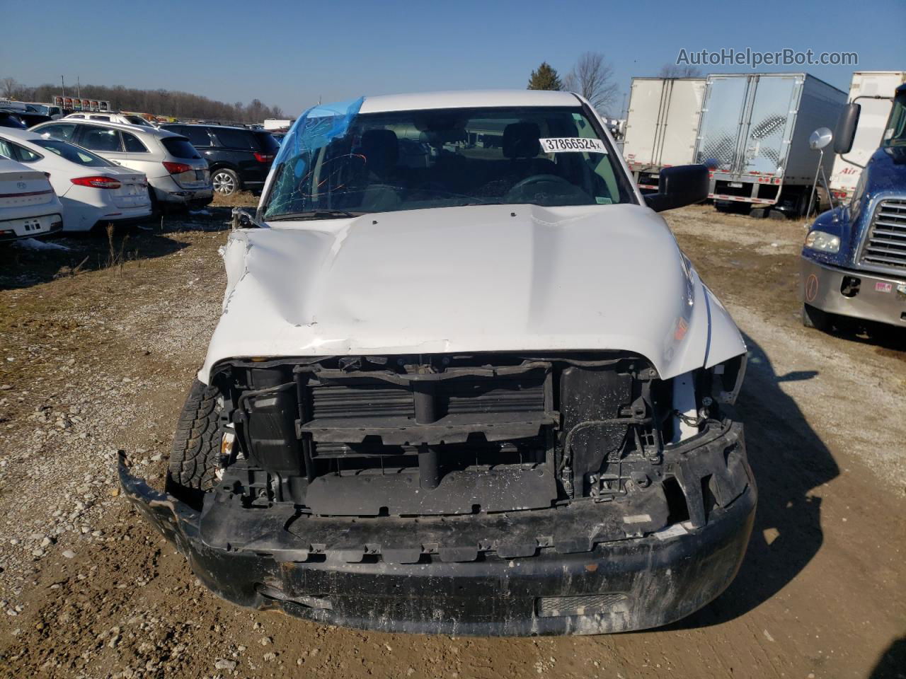 2022 Ram 1500 Classic Tradesman White vin: 1C6RR7FT6NS156215