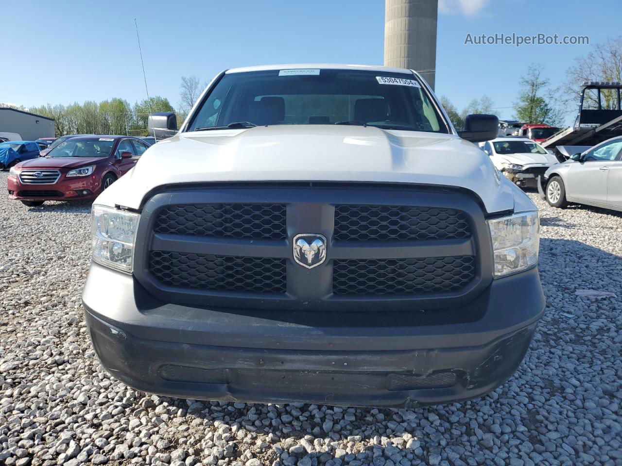 2019 Ram 1500 Classic Tradesman White vin: 1C6RR7FT7KS606675