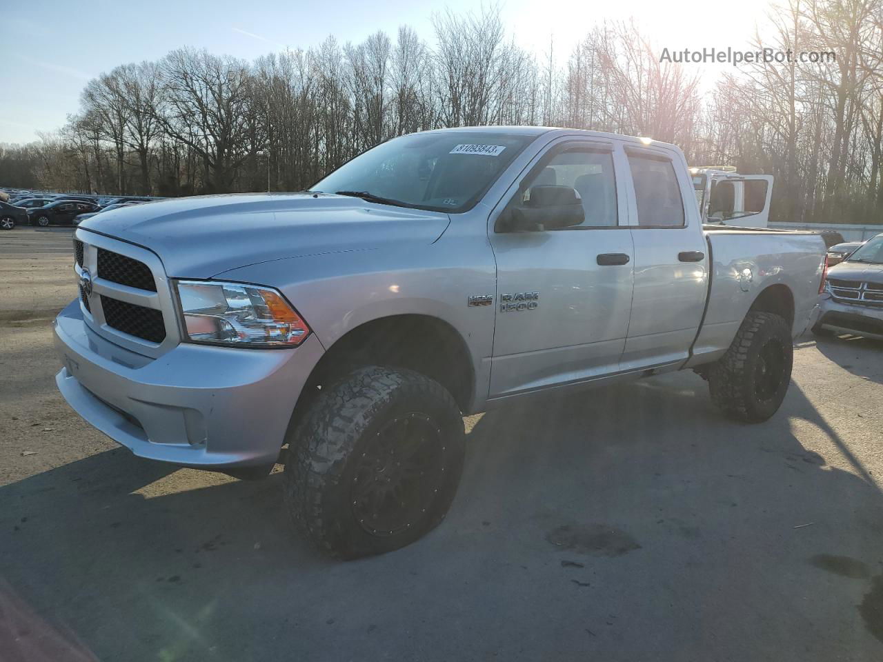 2014 Ram 1500 St Silver vin: 1C6RR7FT8ES125693