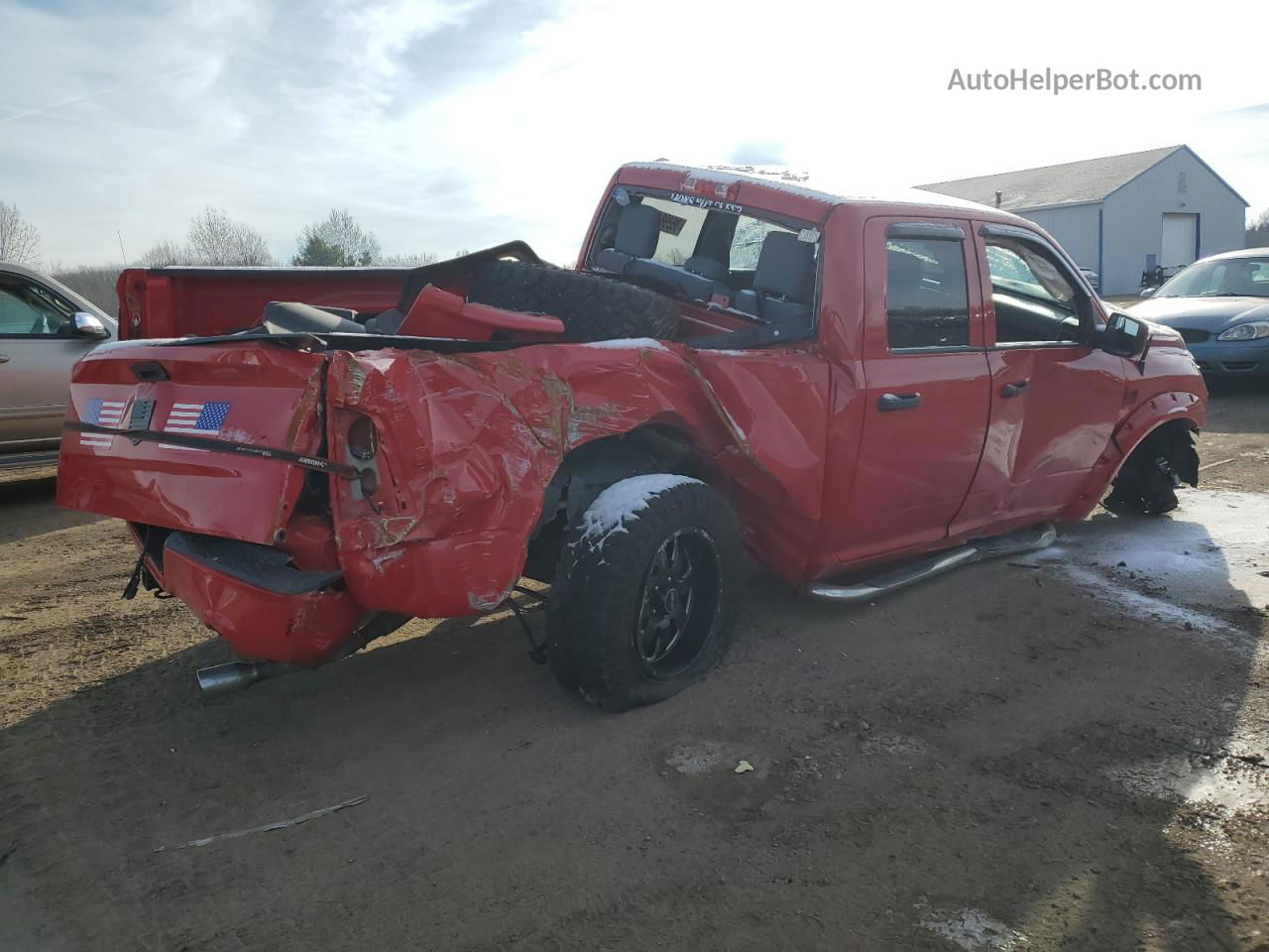 2014 Ram 1500 St Red vin: 1C6RR7FT8ES208671