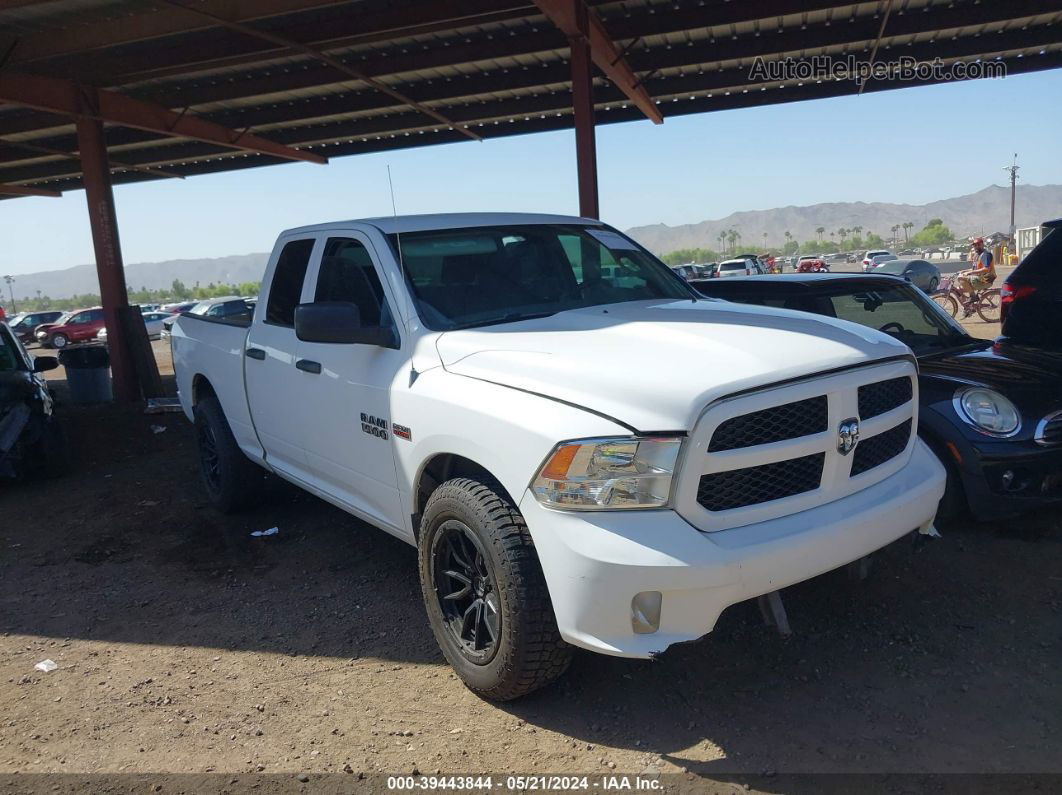 2014 Ram 1500 Express White vin: 1C6RR7FT9ES109891