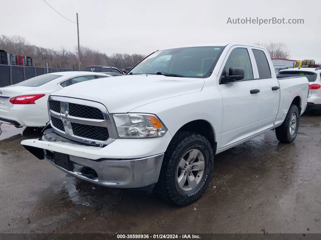 2014 Ram 1500 Tradesman White vin: 1C6RR7FT9ES240948