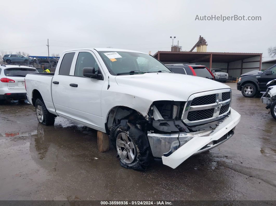 2014 Ram 1500 Tradesman White vin: 1C6RR7FT9ES240948