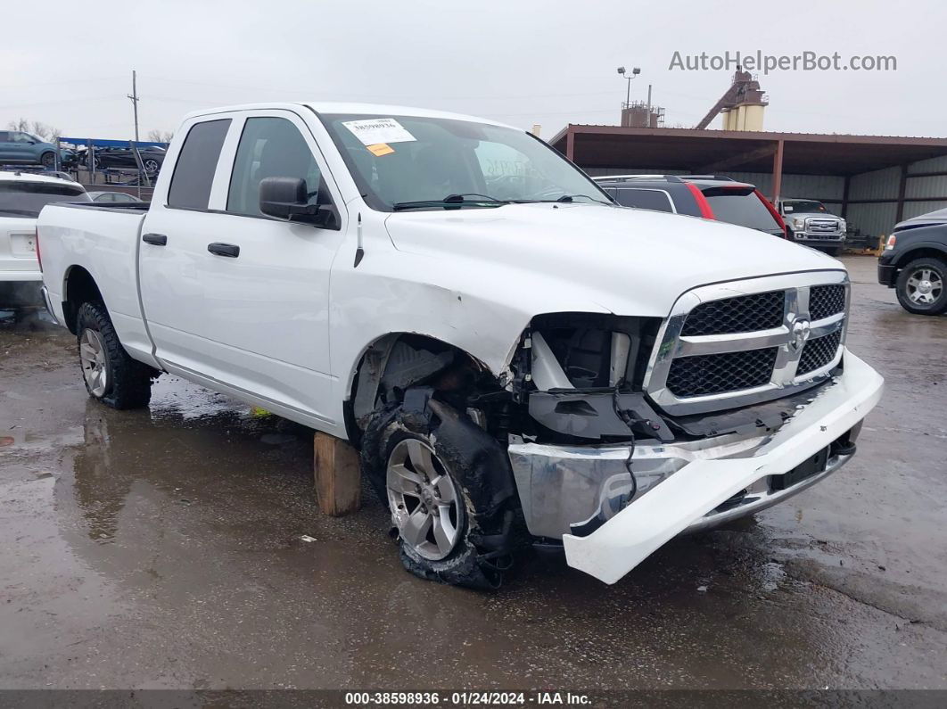 2014 Ram 1500 Tradesman White vin: 1C6RR7FT9ES240948