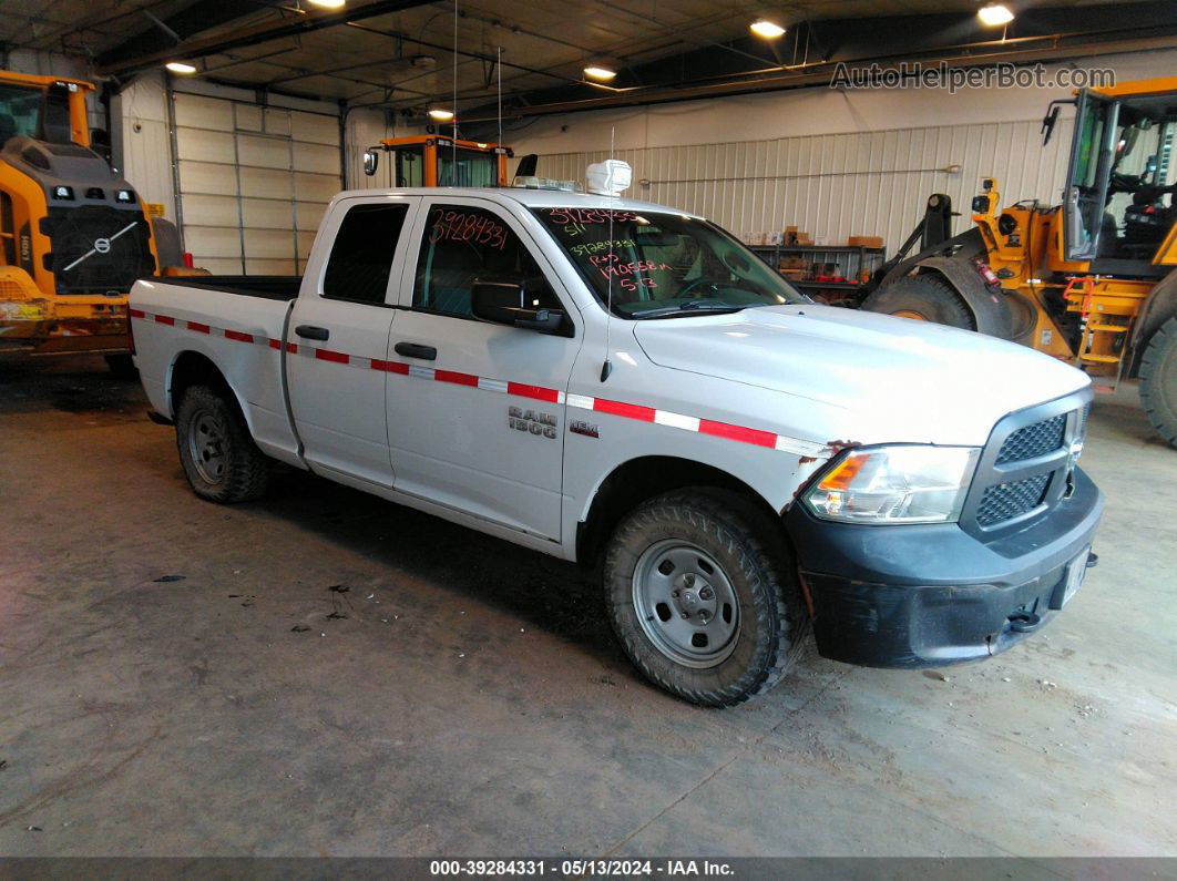 2014 Ram 1500 Tradesman White vin: 1C6RR7FT9ES323652