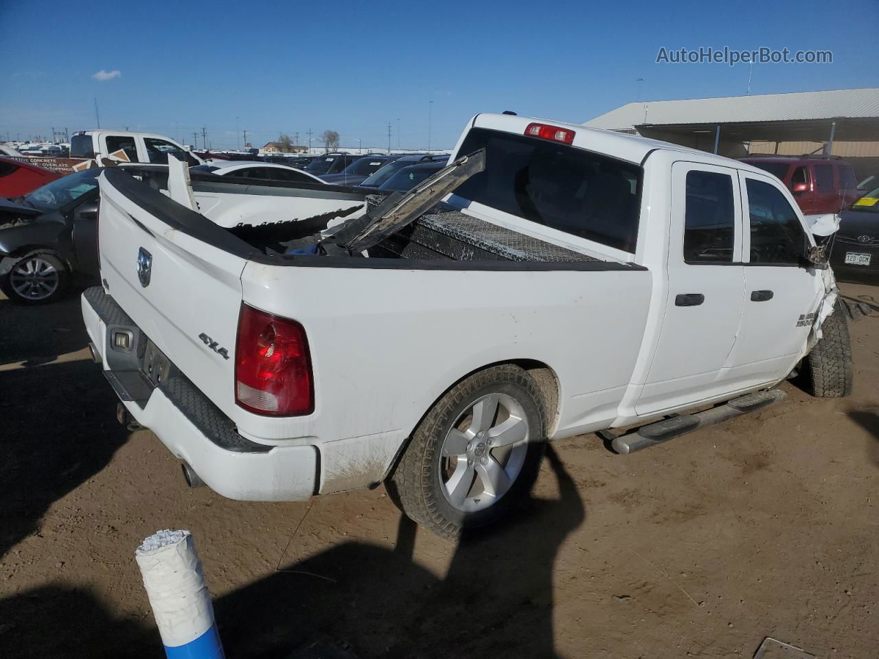 2014 Ram 1500 St White vin: 1C6RR7FT9ES450465