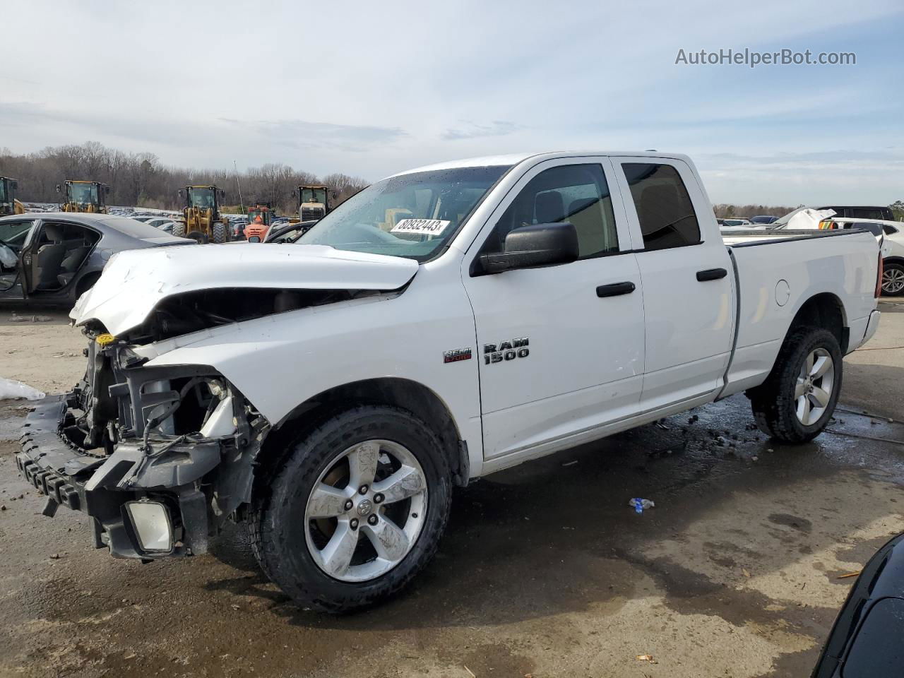 2014 Ram 1500 St White vin: 1C6RR7FT9ES464205