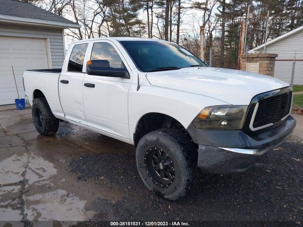 2015 Ram 1500 Tradesman White vin: 1C6RR7FT9FS743932