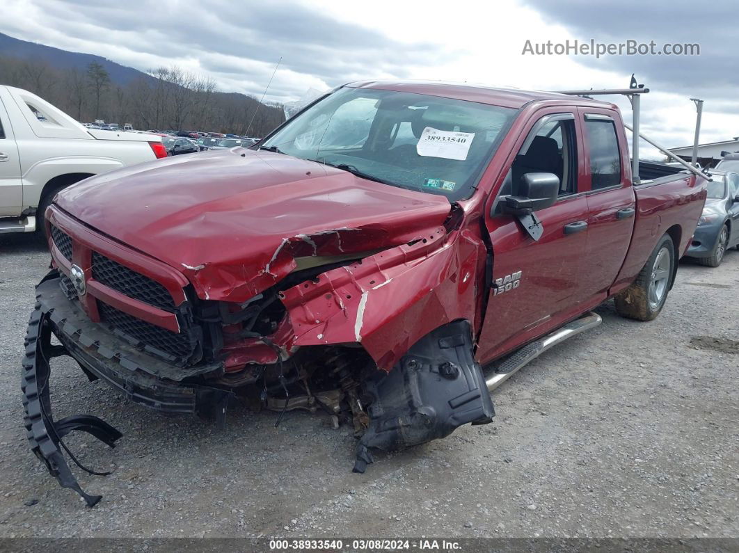 2014 Ram 1500 Express Red vin: 1C6RR7FTXES343294