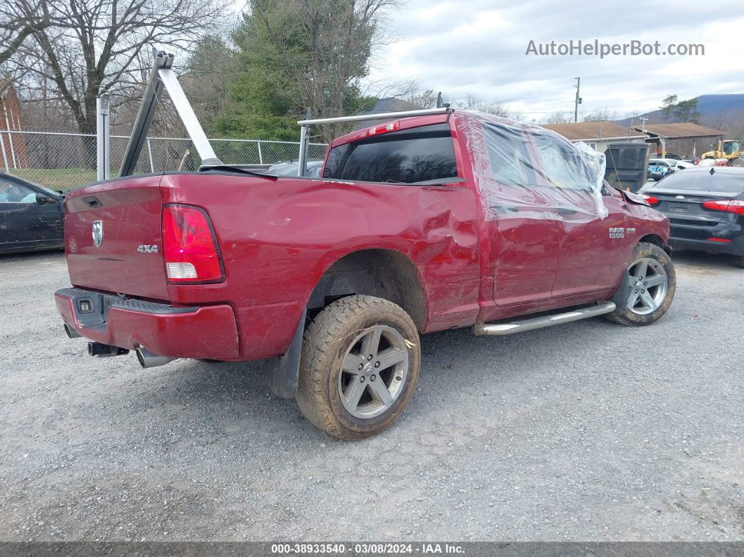 2014 Ram 1500 Express Red vin: 1C6RR7FTXES343294