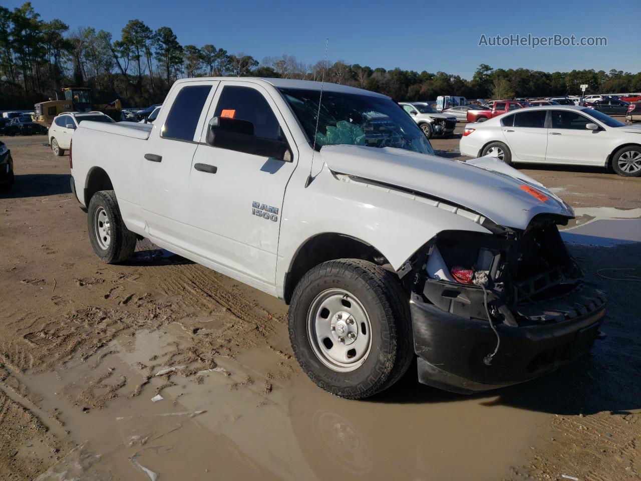 2014 Ram 1500 St White vin: 1C6RR7FTXES439037