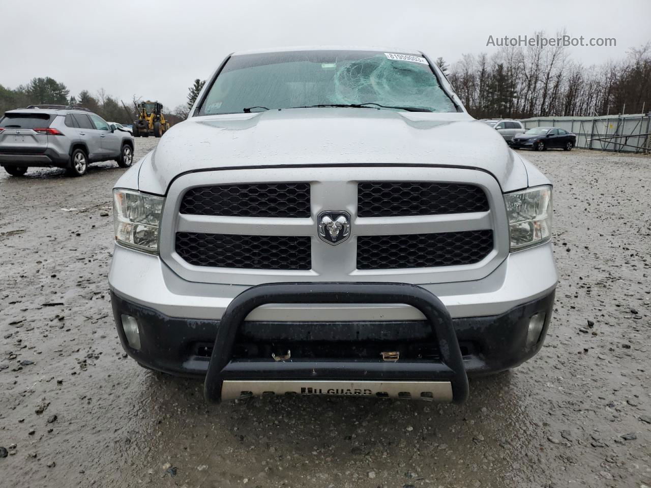 2014 Ram 1500 Slt Silver vin: 1C6RR7GG0ES253301