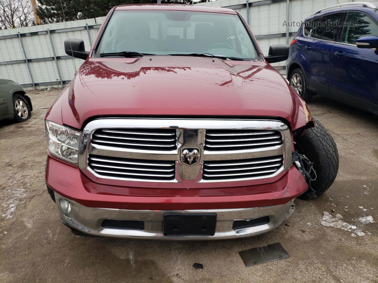 2015 Ram 1500 Slt Red vin: 1C6RR7GG2FS530872