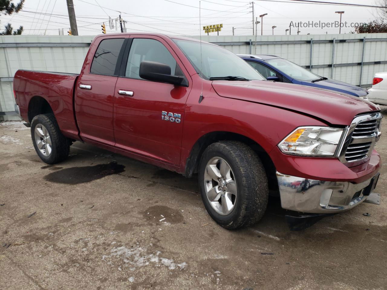 2015 Ram 1500 Slt Red vin: 1C6RR7GG2FS530872