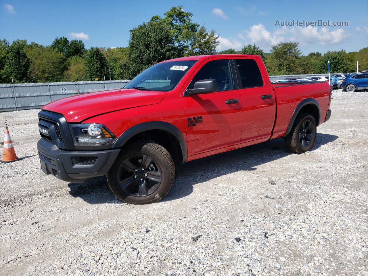 2022 Ram 1500 Classic Slt Красный vin: 1C6RR7GG3NS225573