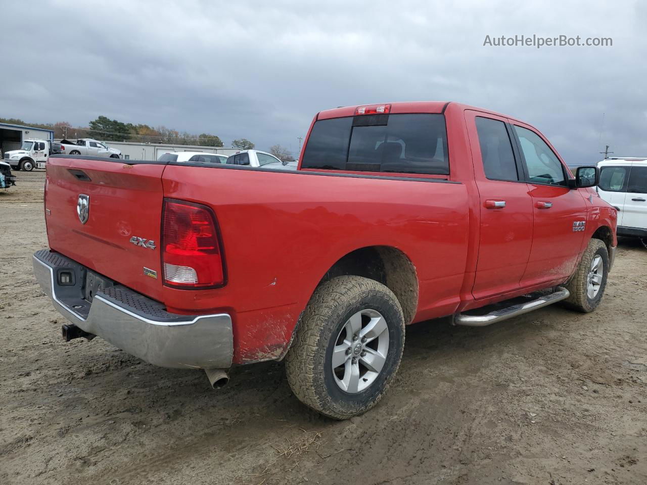 2014 Ram 1500 Slt Red vin: 1C6RR7GG4ES121013