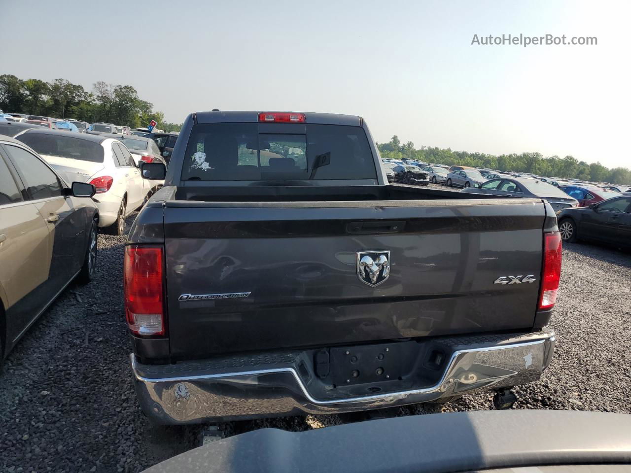 2014 Ram 1500 Slt Gray vin: 1C6RR7GG5ES305716