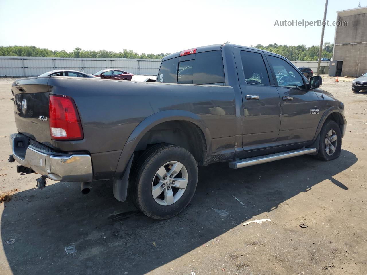 2014 Ram 1500 Slt Gray vin: 1C6RR7GG5ES305716