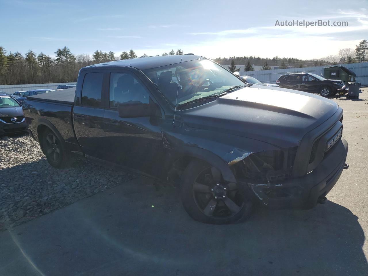 2019 Ram 1500 Classic Slt Черный vin: 1C6RR7GG5KS717856