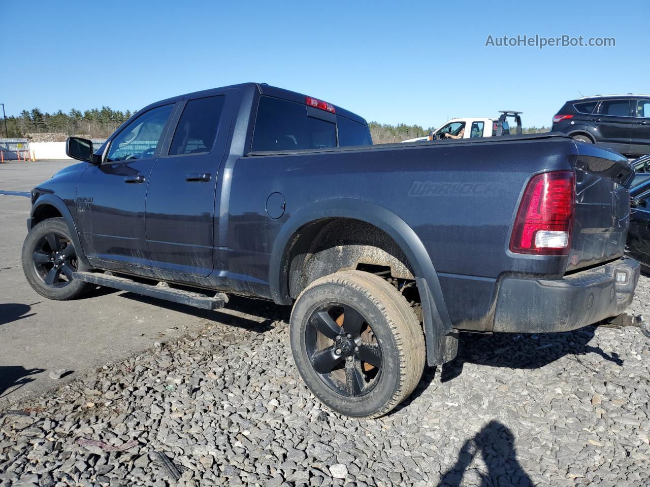 2019 Ram 1500 Classic Slt Черный vin: 1C6RR7GG5KS717856