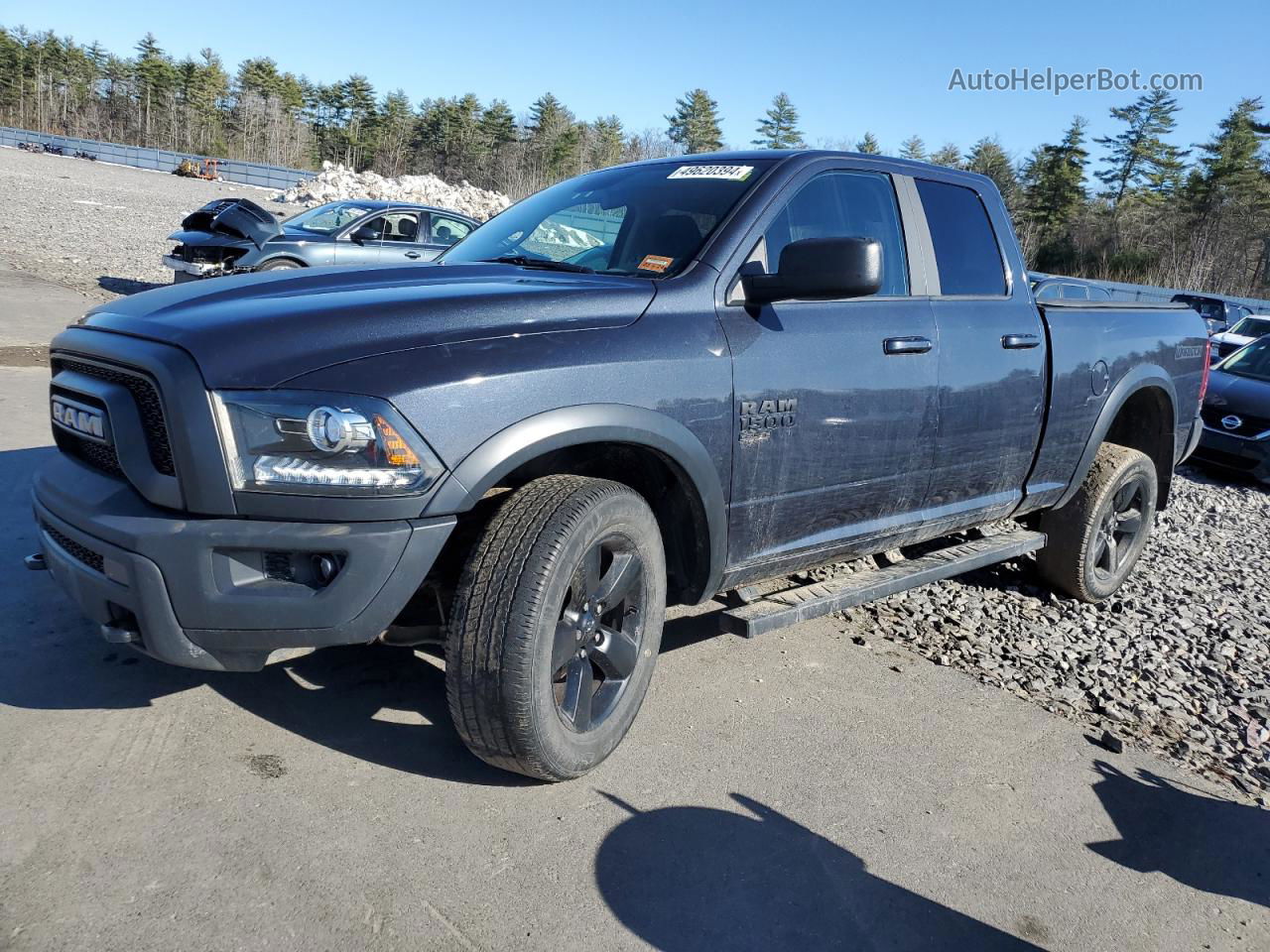 2019 Ram 1500 Classic Slt Черный vin: 1C6RR7GG5KS717856