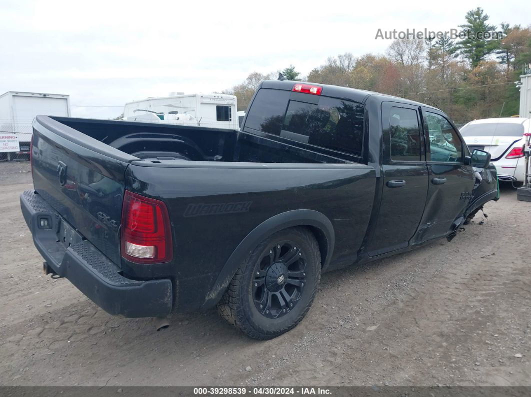 2020 Ram 1500 Classic Warlock Quad Cab 4x4 6'4 Box Black vin: 1C6RR7GG5LS109630