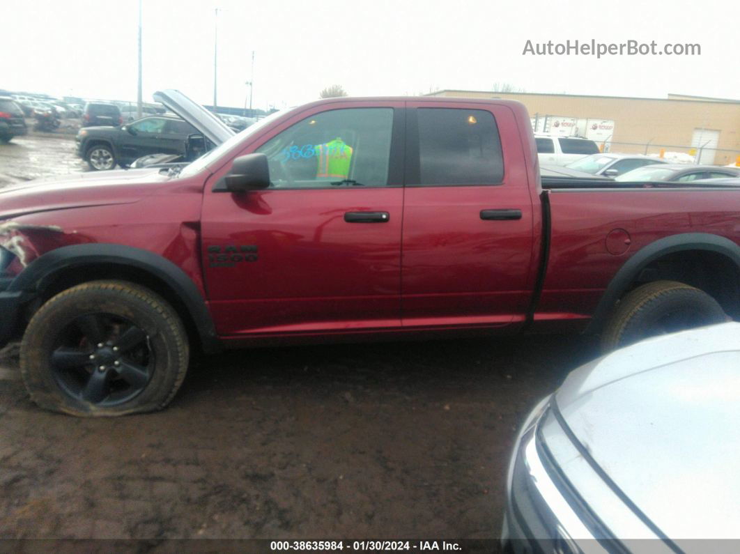 2020 Ram 1500 Classic Warlock Quad Cab 4x4 6'4 Box Maroon vin: 1C6RR7GG5LS120529