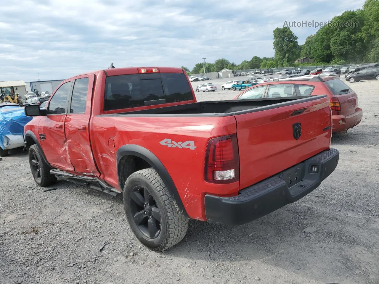 2019 Ram 1500 Classic Slt Red vin: 1C6RR7GG6KS617085