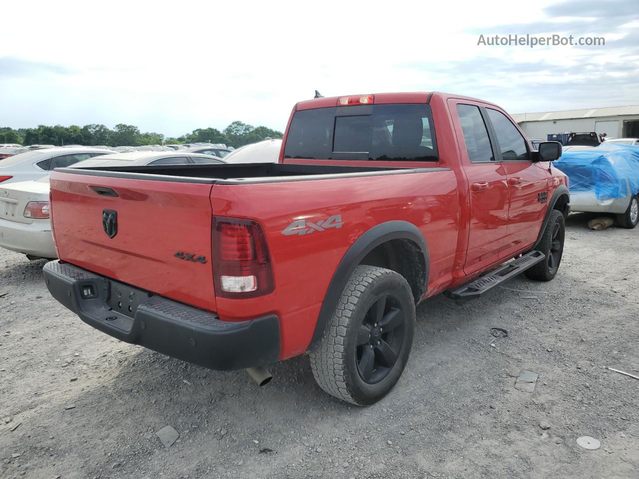 2019 Ram 1500 Classic Slt Red vin: 1C6RR7GG6KS617085