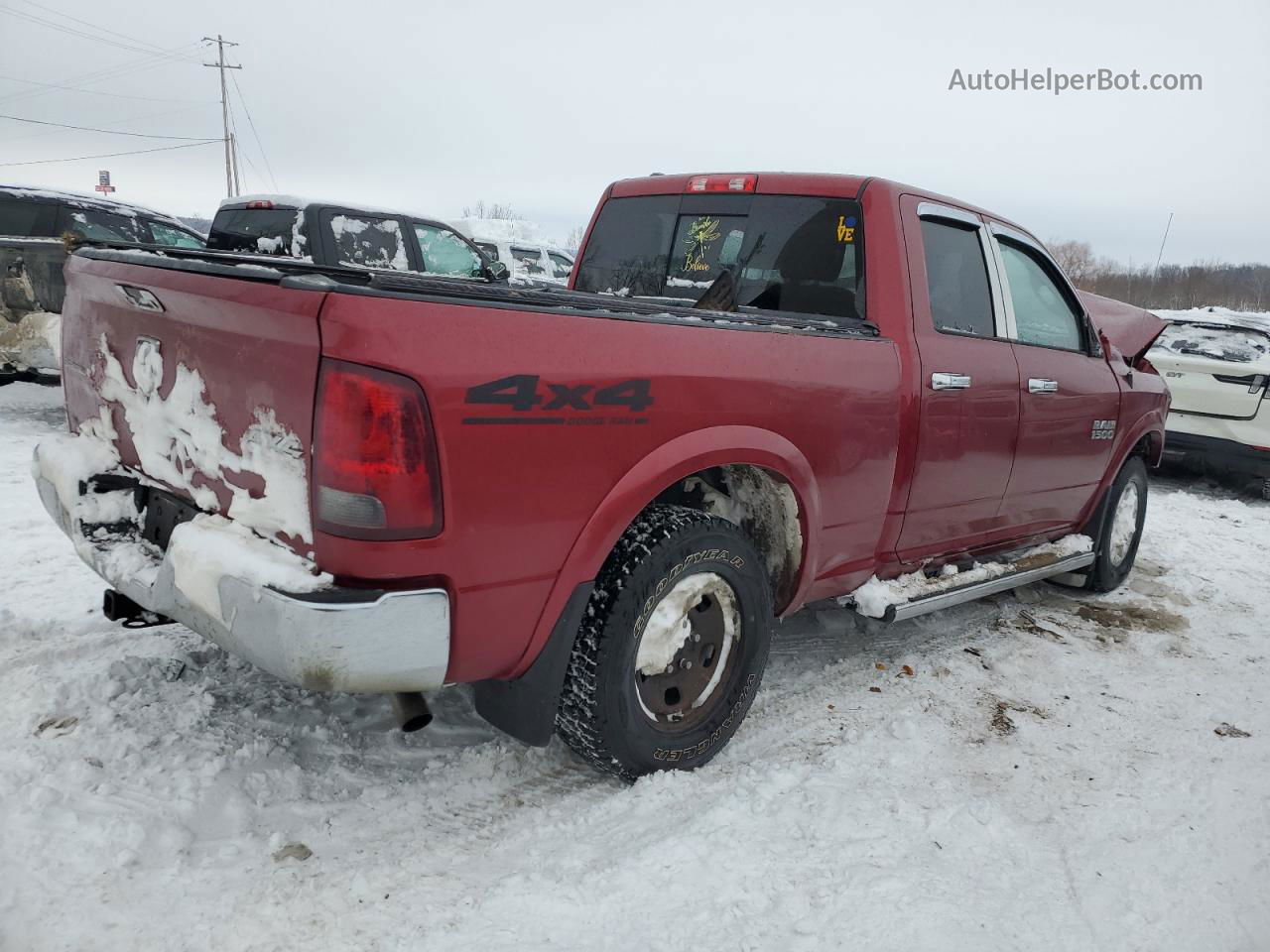 2015 Ram 1500 Slt Бордовый vin: 1C6RR7GG7FS579307