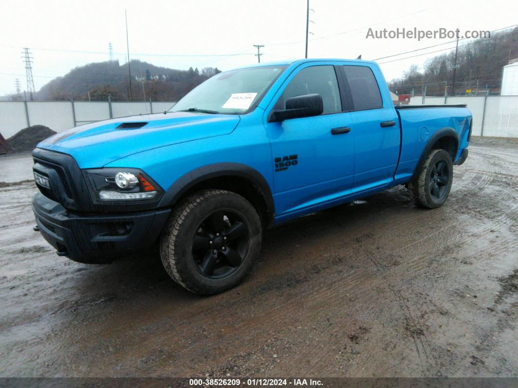 2020 Ram 1500 Classic Warlock Quad Cab 4x4 6'4 Box Синий vin: 1C6RR7GG9LS127404