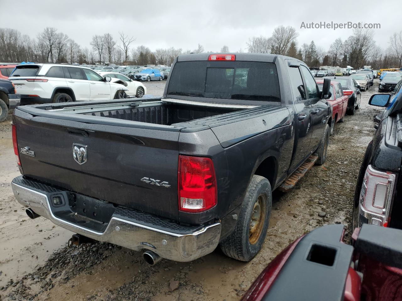 2015 Ram 1500 Slt Gray vin: 1C6RR7GM1FS604112