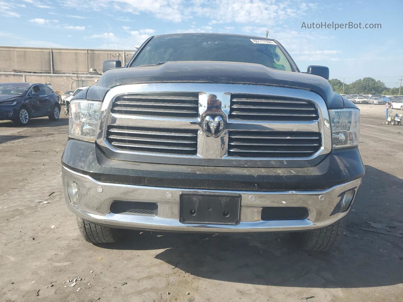 2015 Ram 1500 Slt Черный vin: 1C6RR7GM6FS720325