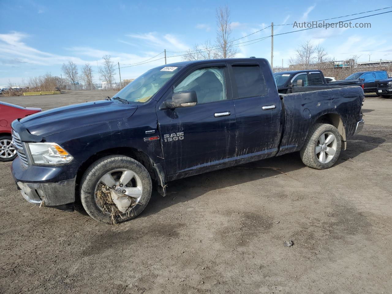 2015 Ram 1500 Slt Blue vin: 1C6RR7GM7FS557104