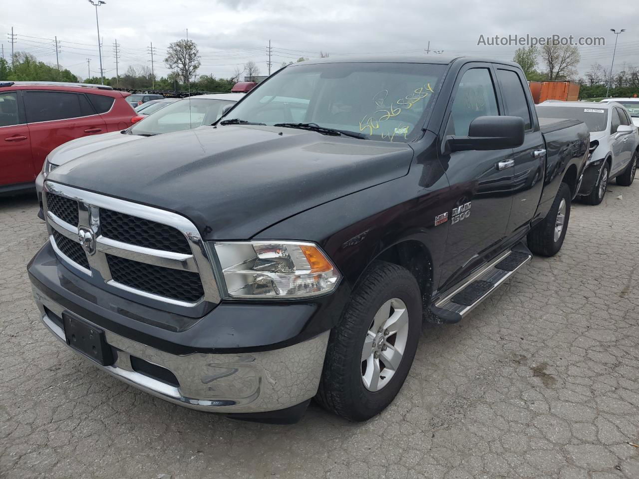 2014 Ram 1500 Slt Черный vin: 1C6RR7GT0ES279958