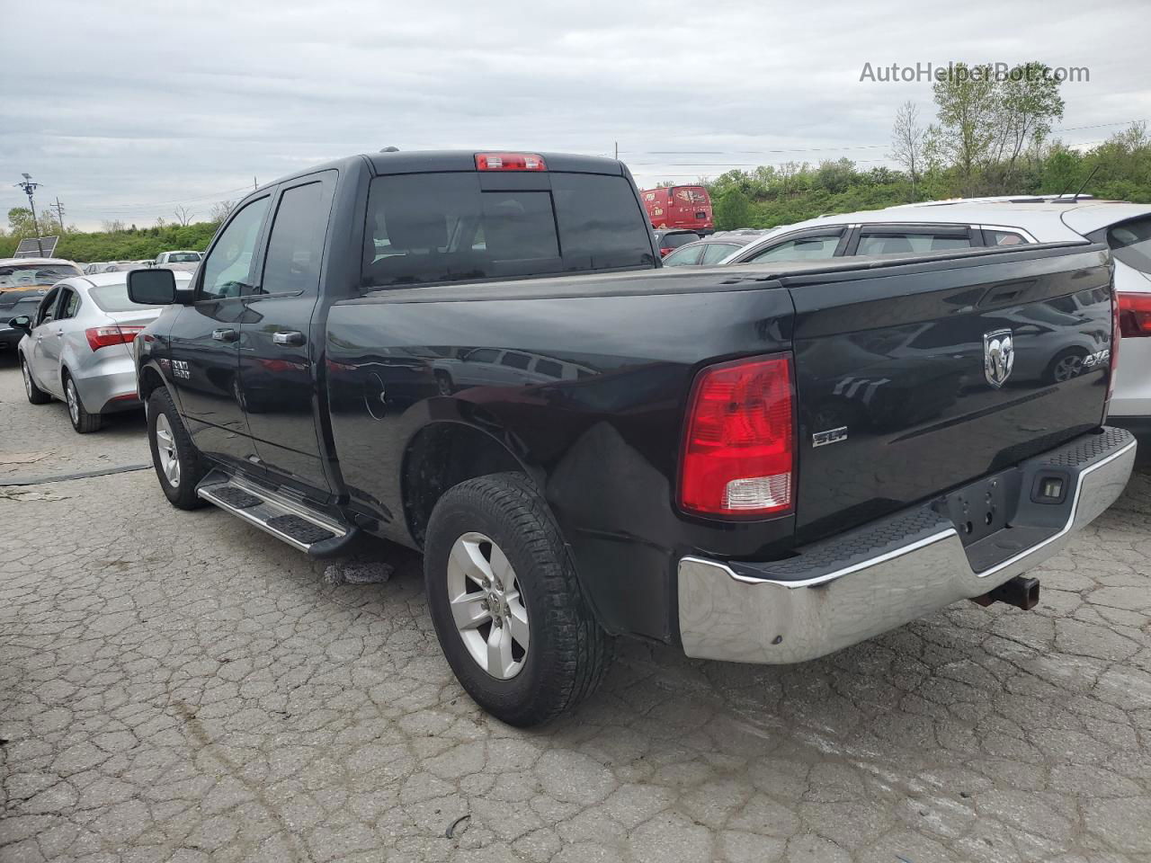 2014 Ram 1500 Slt Black vin: 1C6RR7GT0ES279958