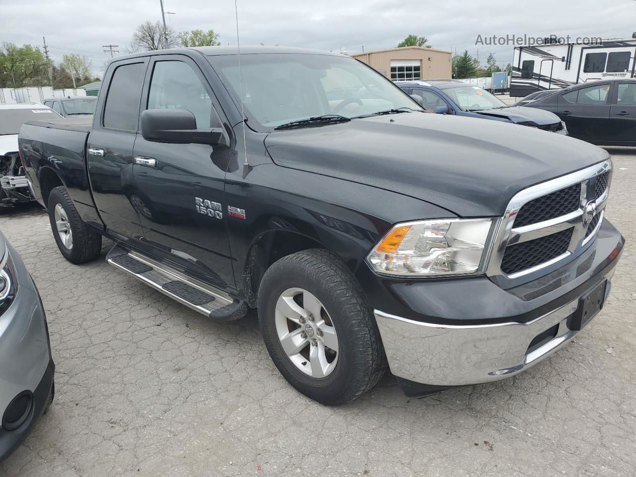 2014 Ram 1500 Slt Black vin: 1C6RR7GT0ES279958