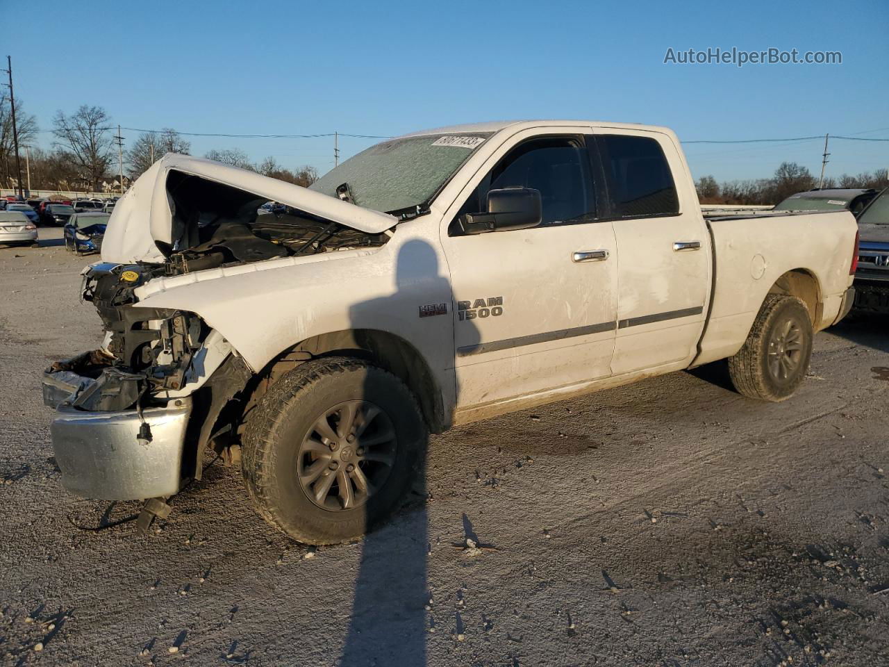 2014 Ram 1500 Slt Белый vin: 1C6RR7GT0ES459232