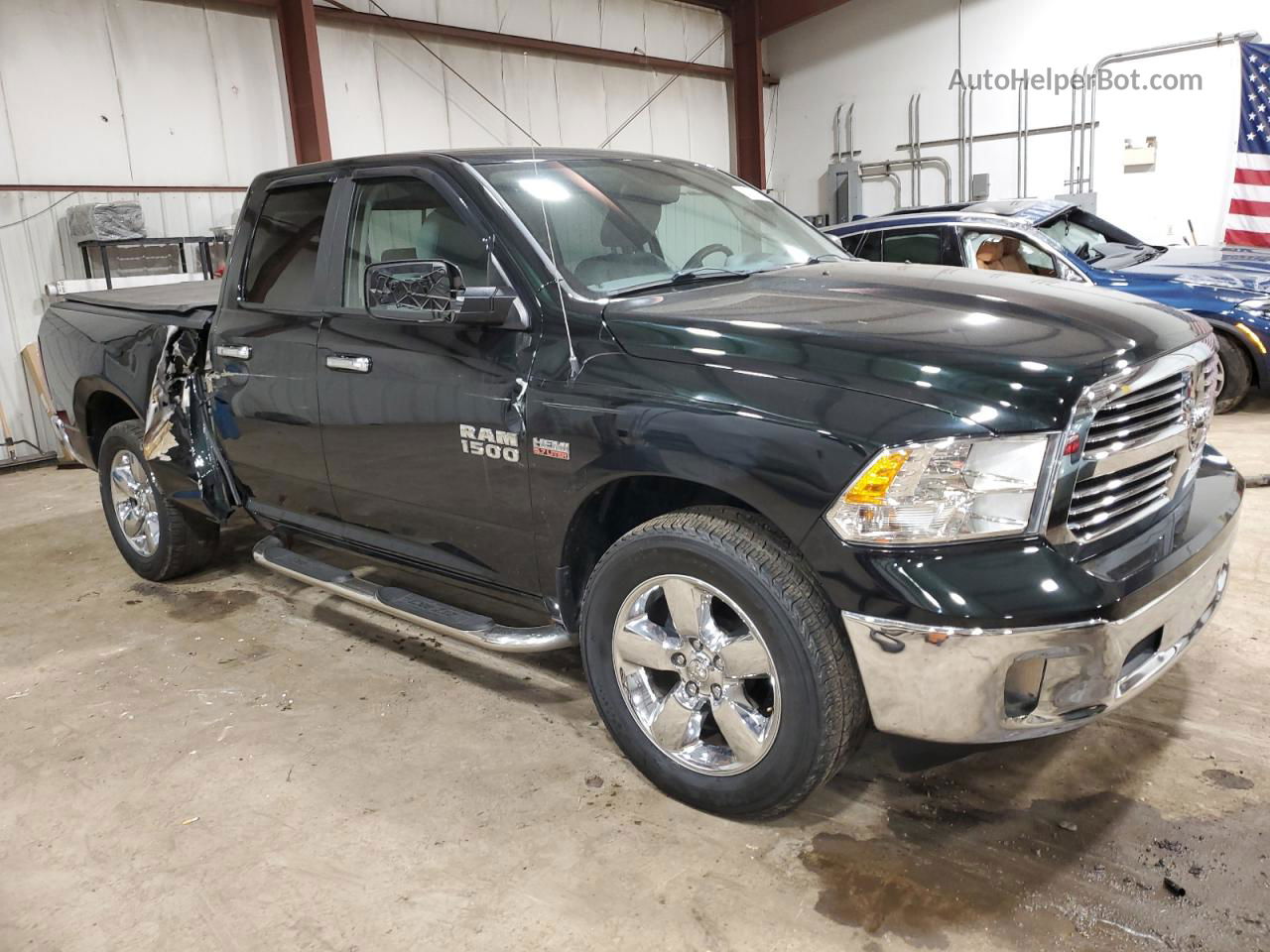 2015 Ram 1500 Slt Green vin: 1C6RR7GT0FS611396