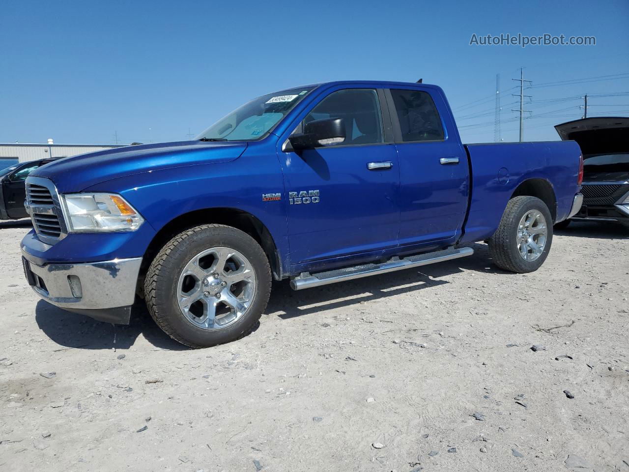 2015 Ram 1500 Slt Blue vin: 1C6RR7GT0FS616212