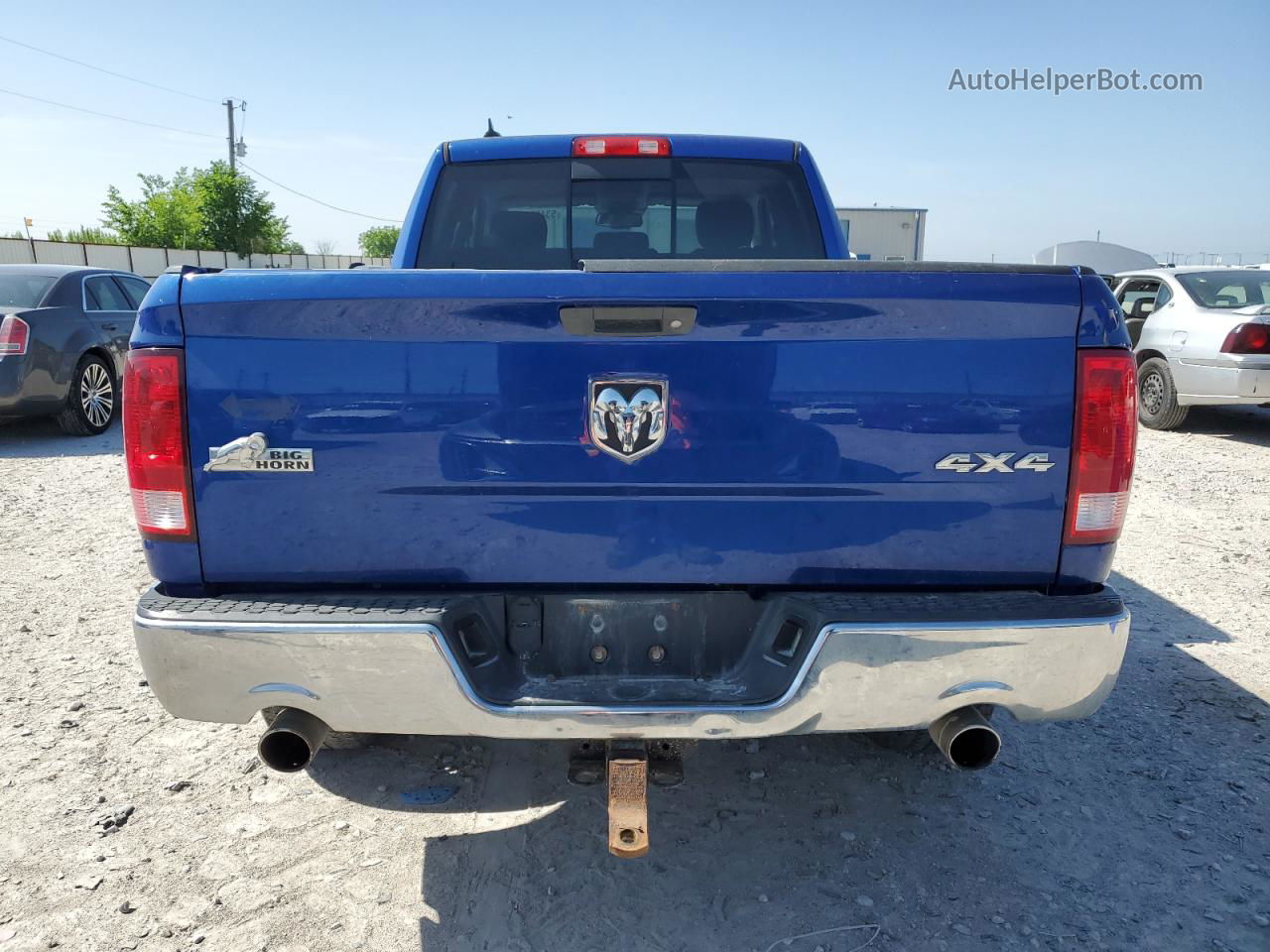 2015 Ram 1500 Slt Blue vin: 1C6RR7GT0FS616212