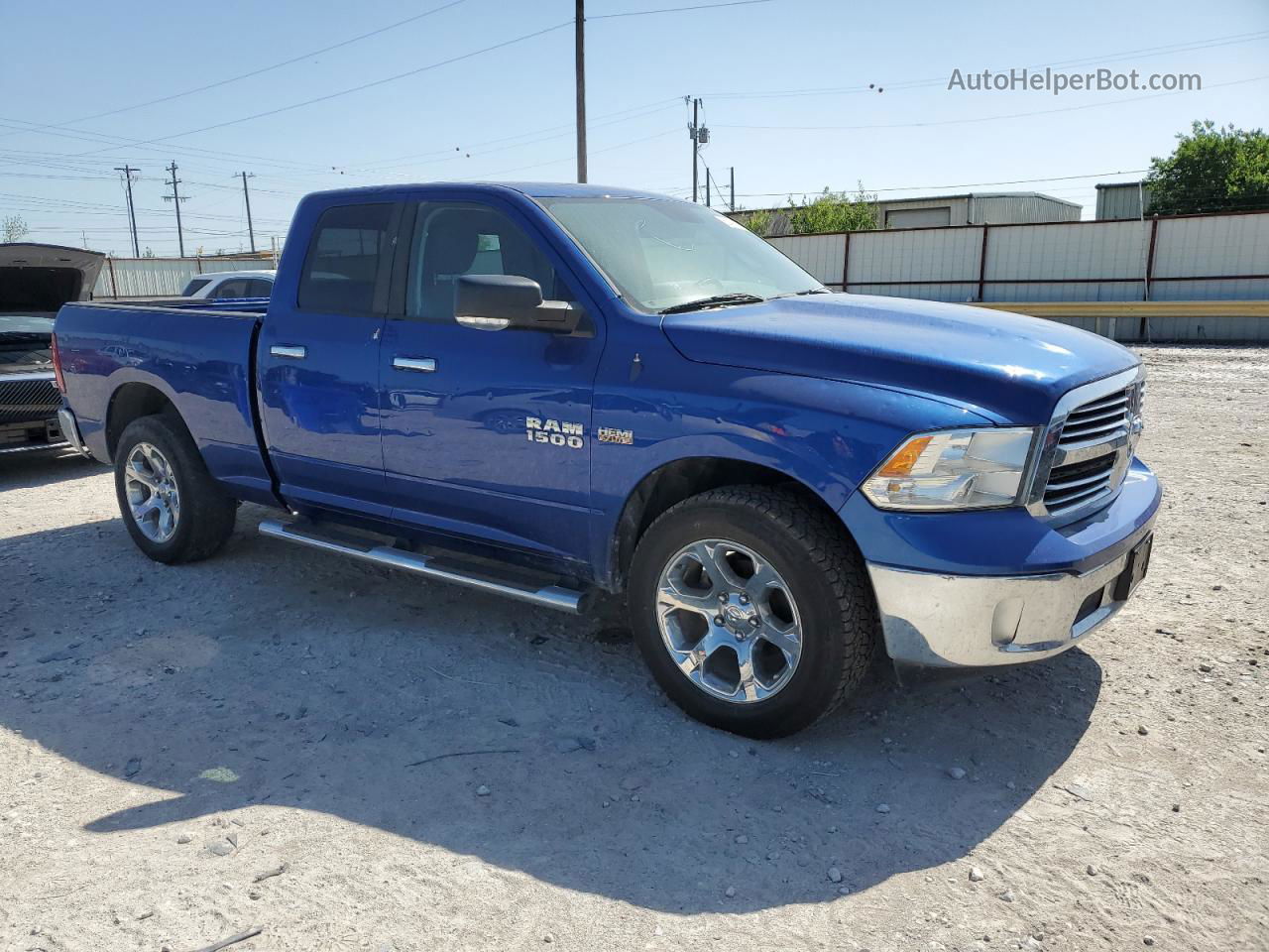 2015 Ram 1500 Slt Blue vin: 1C6RR7GT0FS616212