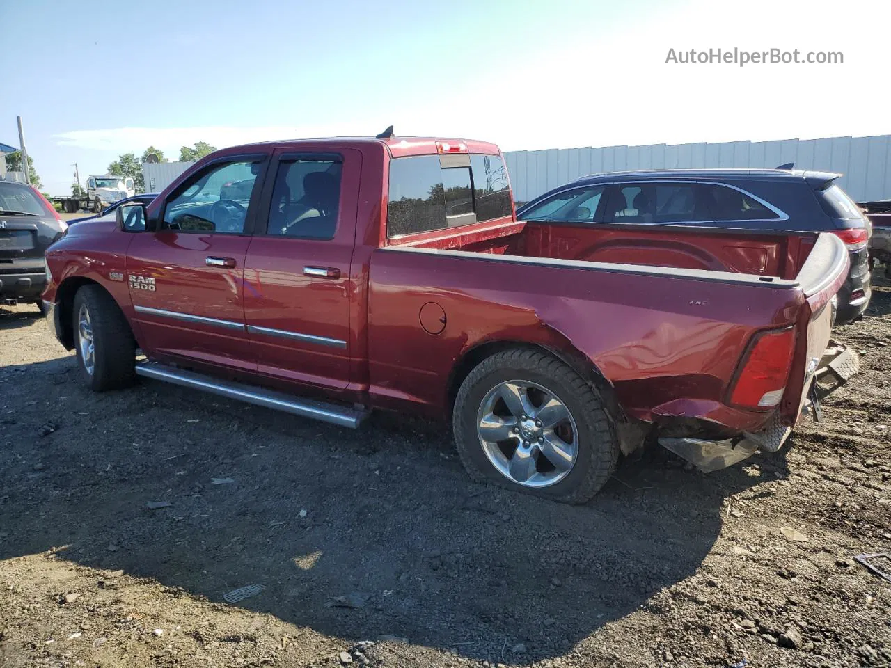 2014 Ram 1500 Slt Red vin: 1C6RR7GT1ES126800