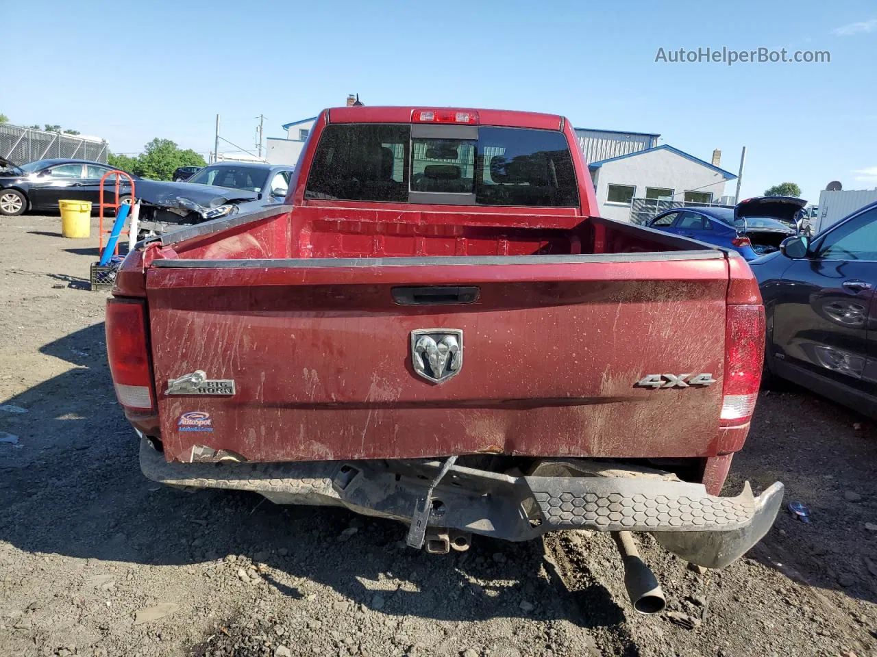 2014 Ram 1500 Slt Red vin: 1C6RR7GT1ES126800