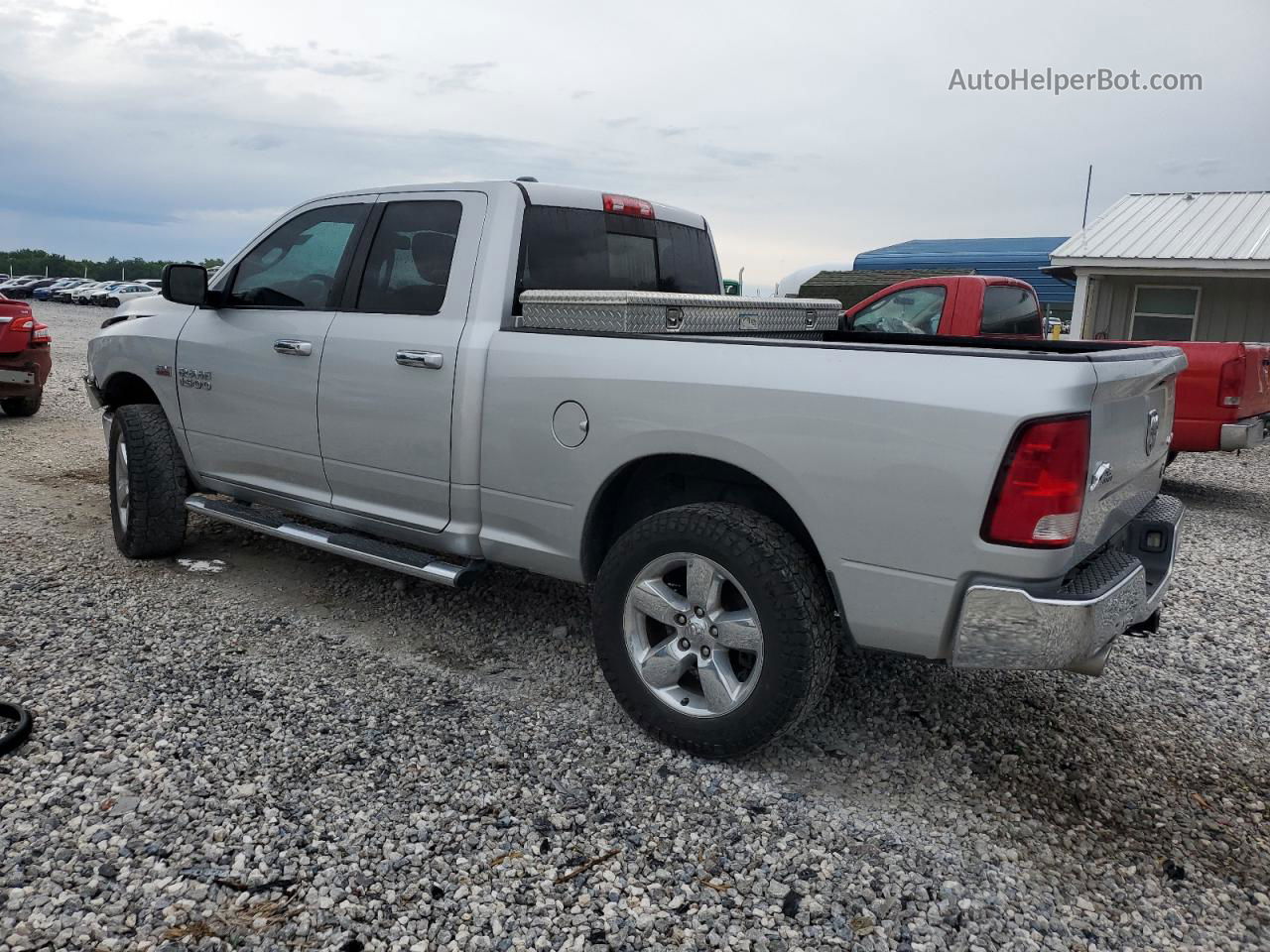 2014 Ram 1500 Slt Silver vin: 1C6RR7GT1ES378224