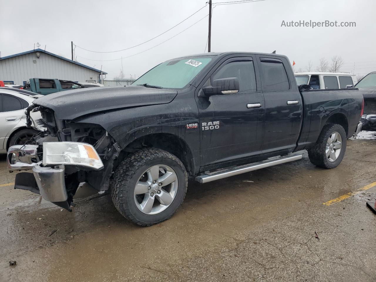 2014 Ram 1500 Slt Black vin: 1C6RR7GT1ES405860