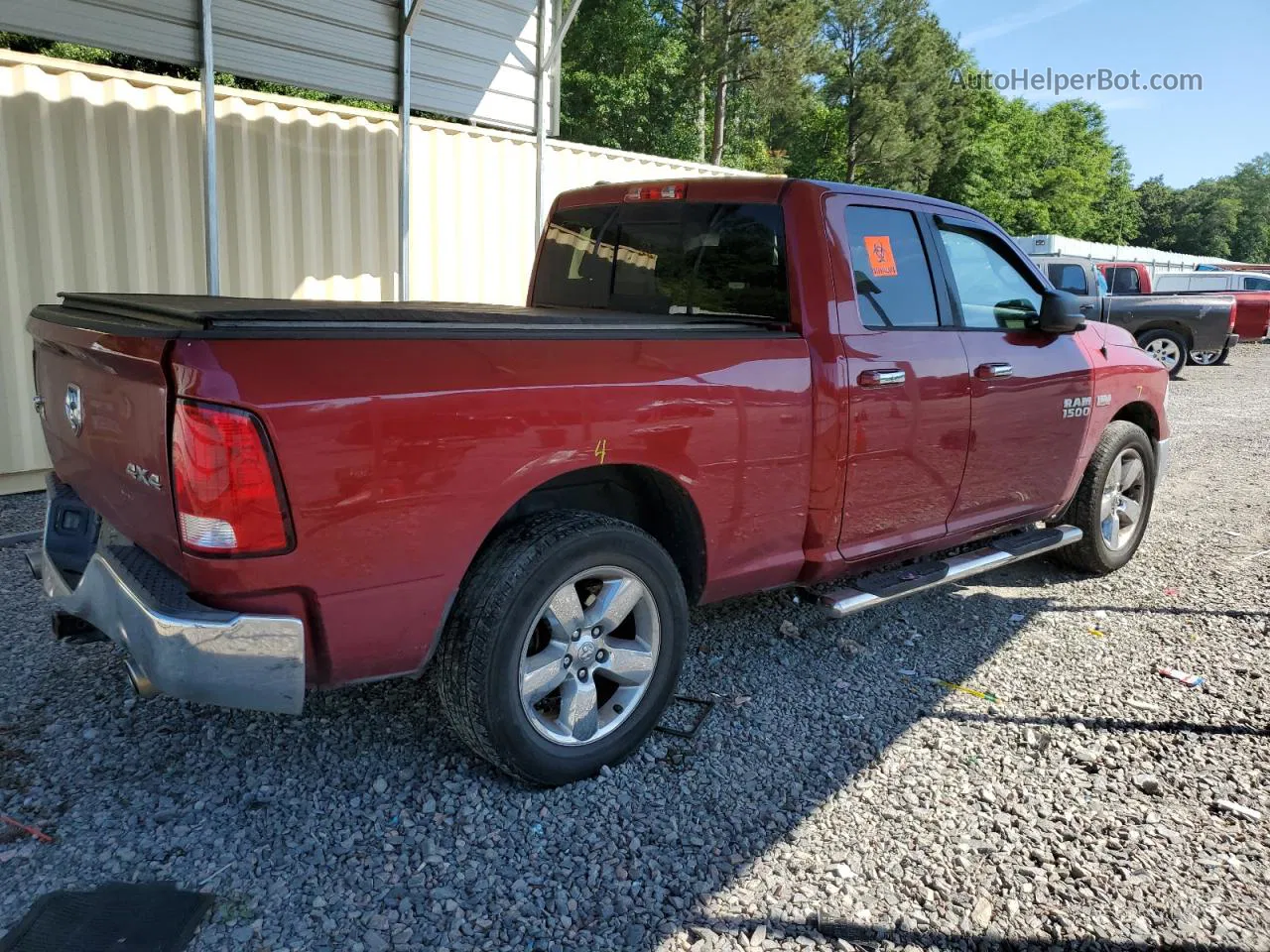 2015 Ram 1500 Slt Burgundy vin: 1C6RR7GT1FS594074