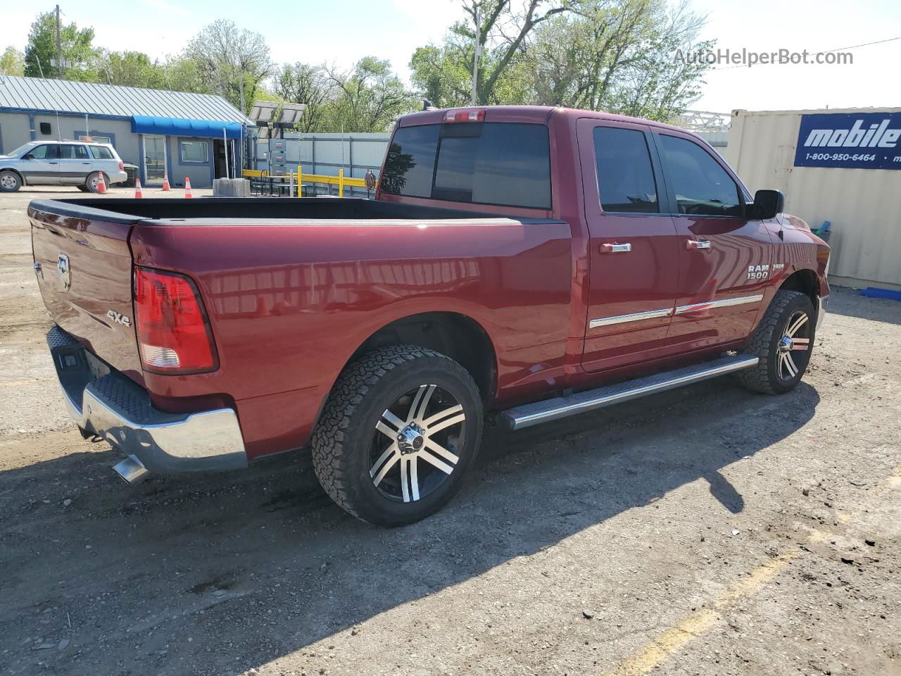 2014 Ram 1500 Slt Red vin: 1C6RR7GT2ES397414