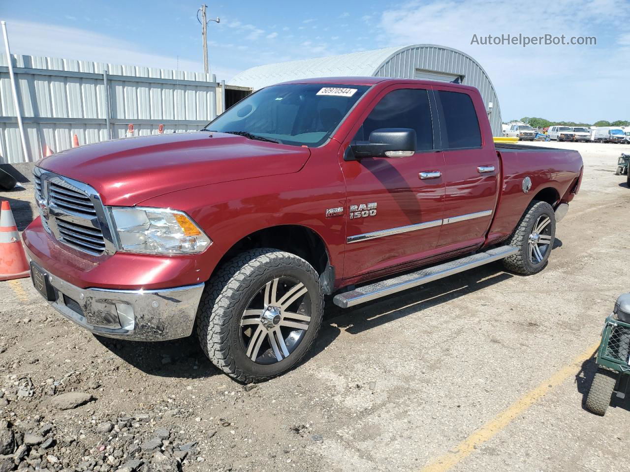 2014 Ram 1500 Slt Red vin: 1C6RR7GT2ES397414